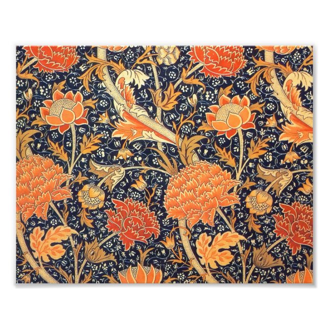 William Morris Cray Floral Art Nouveau Pattern Photo Print (Front)