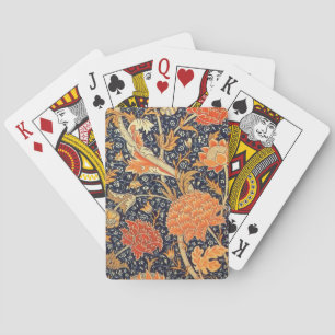 William Morris Cray Floral Art Nouveau Pattern Playing Cards