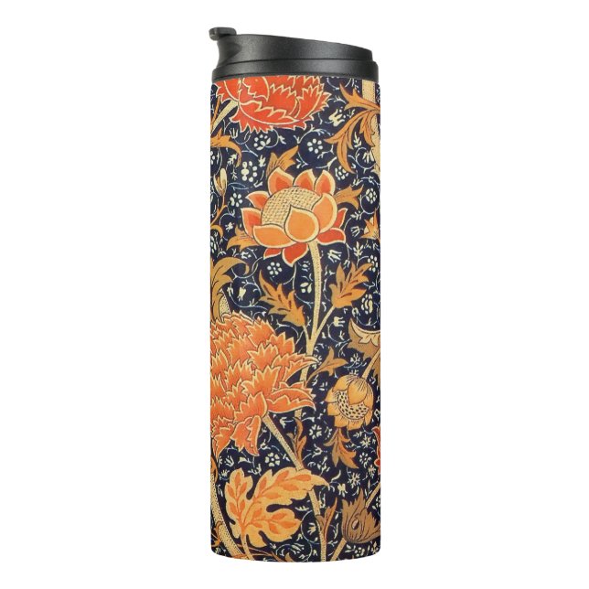 William Morris Cray Floral Art Nouveau Pattern Thermal Tumbler (Rotated Right)