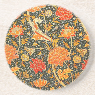 William Morris Cray Floral Pattern Vintage Coaster
