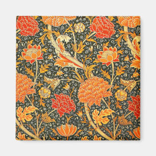 William Morris Cray Floral Pattern Vintage Magnet