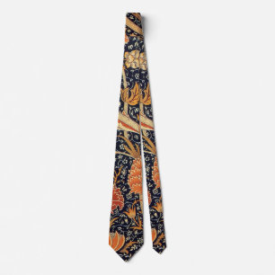 William Morris Cray Floral Pattern Vintage Tie