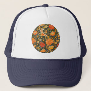 William Morris Cray Floral Pattern Vintage Trucker Hat