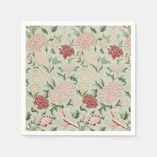 William Morris Cray Floral Pre-Raphaelite Vintage Napkin