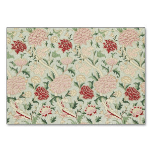 William Morris Cray Floral Pre-Raphaelite Vintage Table Number