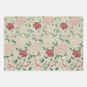 William Morris Cray Floral Pre-Raphaelite Vintage Wrapping Paper Sheet
