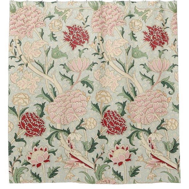 William Morris Cray Floral Shower Curtain (Front)