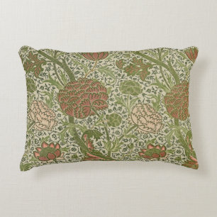 William Morris Cray Sage Flower Floral Botanical Decorative Cushion