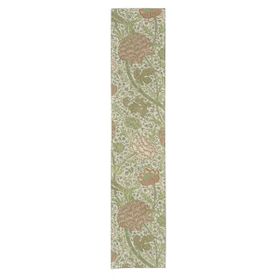 William Morris Cray Sage Flower Floral Botanical Short Table Runner