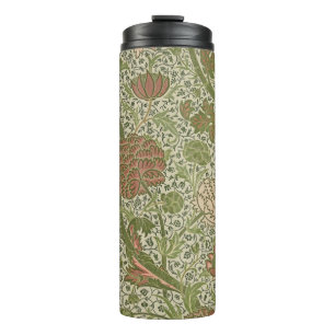 William Morris Cray Sage Flower Floral Botanical Thermal Tumbler