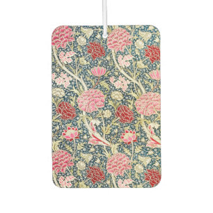 William Morris Cray Vintage Blossom Floral Design Car Air Freshener