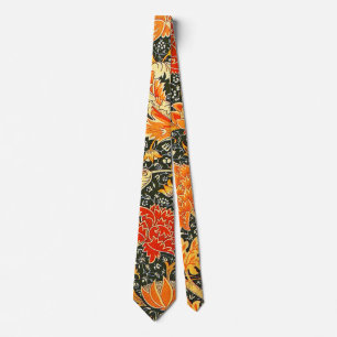 William Morris Cray Wallpaper Flower Pattern Tie
