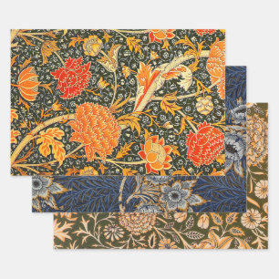 William Morris Cray Wallpaper Flower Pattern  Wrapping Paper Sheet