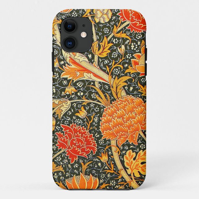 William Morris Cray Wallpaper Pattern Case-Mate iPhone Case (Back)