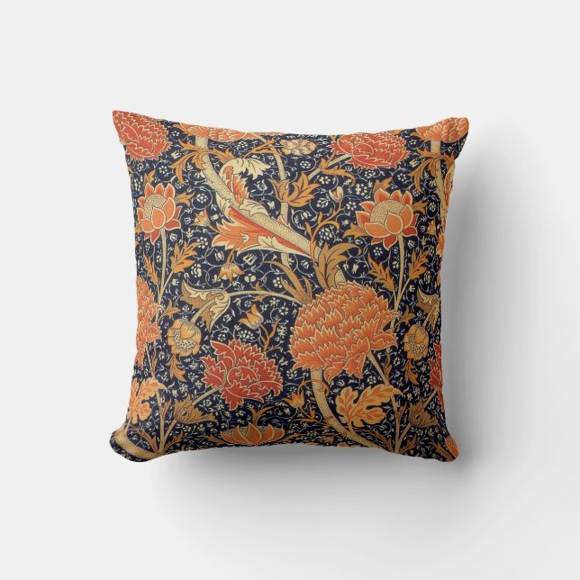 William Morris Cray Wallpaper Pattern Cushion (Front)