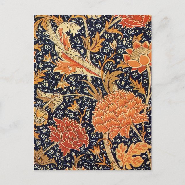 William Morris Cray Wallpaper Pattern Postcard (Front)