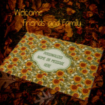 William Morris Customised Autumn Sunflowers Garden