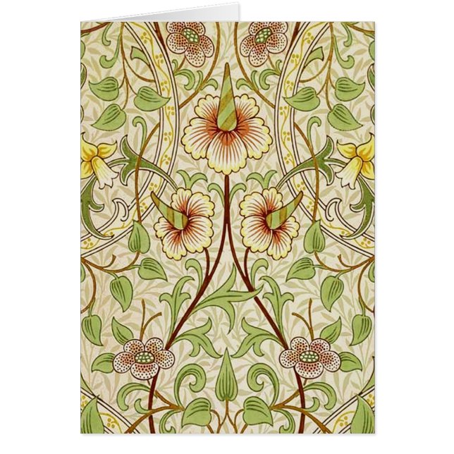 William Morris Daffodil Classic Flower Wallpaper (Front)