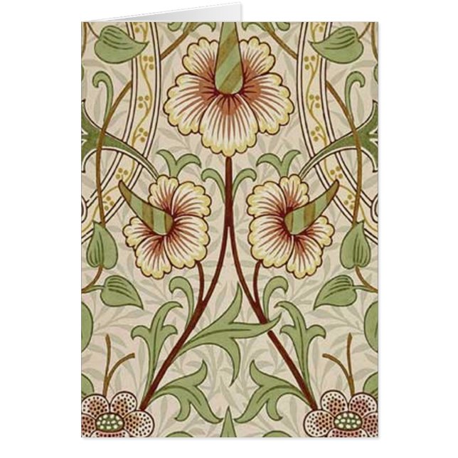 William Morris Daffodil Classic Flower Wallpaper (Front)