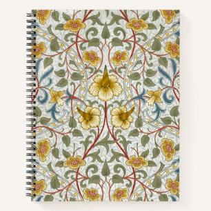 William Morris Daffodil Floral Pattern Notebook