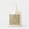William Morris Daffodil Floral Pattern Tote Bag