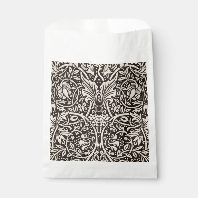 William Morris Daffodil Floral Wallpaper Favour Bags (Front)