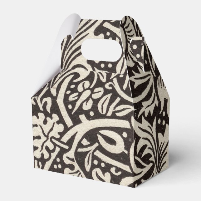 William Morris Daffodil Floral Wallpaper Favour Box (Front Side)