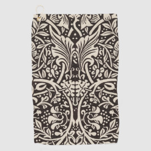 William Morris Daffodil Floral Wallpaper Golf Towel