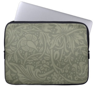 William Morris Daffodil Floral Wallpaper Laptop Sleeve