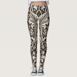 William Morris Daffodil Floral Wallpaper Leggings<br><div class="desc">This Victorian wallpaper design is based on the vintage William Morris daffodil pattern,  created in the mid 1900s,  showing a beautiful graphic design of floral daffodils.</div>