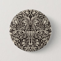 William Morris Daffodil Floral Wallpaper Pattern