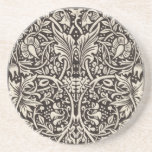 William Morris Daffodil Floral Wallpaper Pattern Coaster<br><div class="desc">This Victorian wallpaper design is based on the vintage William Morris daffodil pattern,  created in the mid 1900s,  showing a beautiful graphic design of floral daffodils.</div>