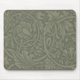 William Morris Daffodil Floral Wallpaper Pattern Mouse Mat