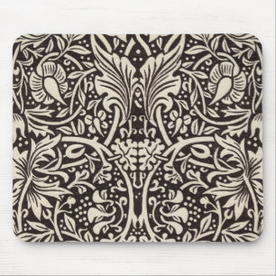 William Morris Daffodil Floral Wallpaper Pattern Mouse Mat