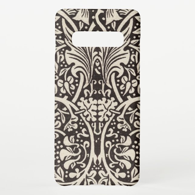 William Morris Daffodil Floral Wallpaper Samsung Galaxy Case (Back)