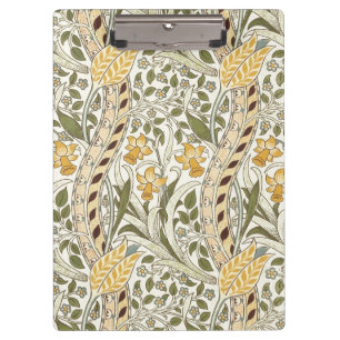 William Morris Daffodil Garden Flower Classic Bota Clipboard