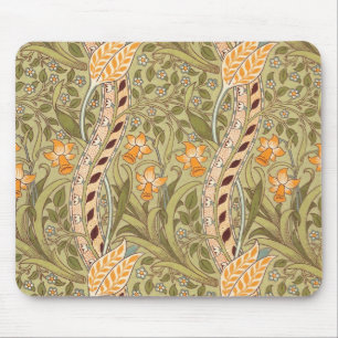 William Morris Daffodil Garden Flower Classic Bota Mouse Mat