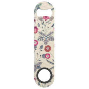William Morris Daisy Floral Pattern Red Orange