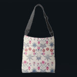 William Morris Daisy Floral Pattern Red Orange Crossbody Bag<br><div class="desc">William Morris Daisy Floral Pattern Red Orange</div>