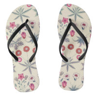 William Morris Daisy Floral Pattern Red Orange