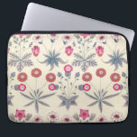 William Morris Daisy Floral Pattern Red Orange Laptop Sleeve<br><div class="desc">William Morris Daisy Floral Pattern Red Orange</div>