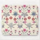 William Morris Daisy Floral Pattern Red Orange
