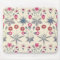 William Morris Daisy Floral Pattern Red Orange