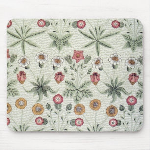 William Morris Daisy Floral Wallpaper Pattern Mouse Mat