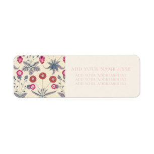 WILLIAM MORRIS "DAISY" RETURN ADDRESS LABEL