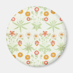 William Morris Daisy Vintage Botanical Pattern Magnet