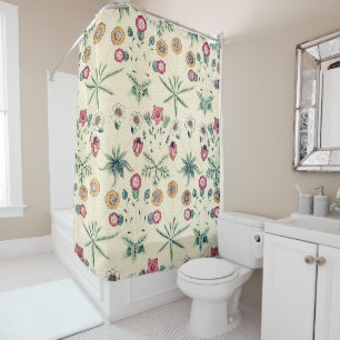 William Morris Daisy Wallpaper Shower Curtain