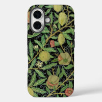 William Morris Dark Pomegranate Fruit Pattern