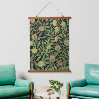 William Morris Dark Pomegranate Fruit Pattern