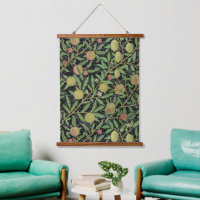 William Morris Dark Pomegranate Fruit Pattern